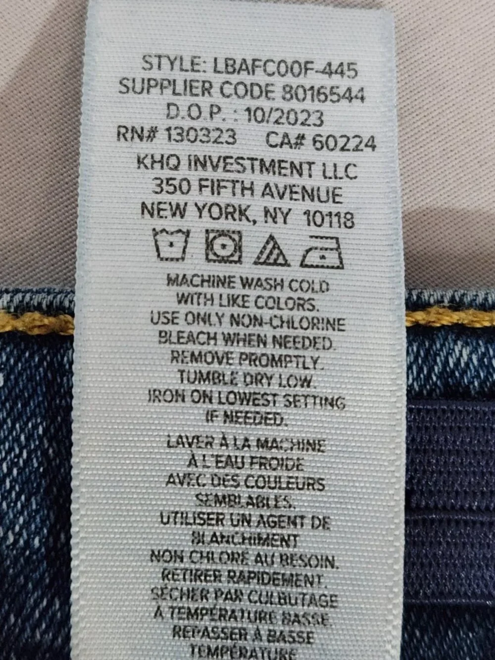 Lucky Brand Authentic Stretch Skinny Denim Jeans GIrls 12 Blue Casual Pants